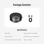 NEEWER Electric Suction Cup Mount with 1/4" Screw Holes for Phone Holder/Action Camera Adapter Compatible with iPhone GoPro DJI Insta360, Quick Release for POV Car Windshield Video Recording, CA164