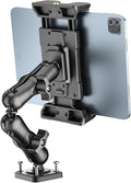 OHLPRO Tablet Mount for Truck - Heavy Duty Drill Base Tablet Holder for Car Dashboard, iPad Holder for All 5"-13" iPad Pro Samsung Galaxy Kindle fire Tablets and Car Wall etc. - 8-inch Arm