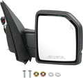 JDMSPEED Left Driver Side View Mirror Compatible with 2015-2020 Ford F150 with Power Glass Heated Puddle Lights Clearnce Lamp
