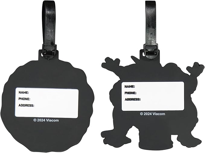 FUL Teenage Mutant Ninja Turtles 2-Piece Suitcase ID Tag Set with Adjustable Straps, Multi, One Size