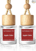 HoogaLife Car Air Freshener Diffuser 2 Pack Hanging Air Freshener Diffuser - Apple Cider Fragrance Oil Air D iffuser for Car,