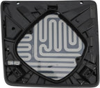 TRQ Driver Side Upper Mirror Glass Heated Snap-On Compatible with 2013-2014 Ford F-150 FO1324150