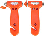 ACEBON 2-Pack Car Safety Hammer Seatbelt Cutter, Auto Emergency Escape Hammer with Window Glass Breaker and Seat Belt Cutter,