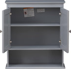 Spirich Bathroom Wall Cabinet, Wall Mounted Medicine Cabinet Organizer, Over The Toilet Storage Cabinet with Doors and Shelve