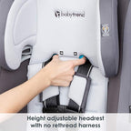 Baby Trend Cover Me™ 4-in-1 Convertible Car Seat, Vespa – Built-in Canopy, 4-Stage Growth System, Plush Comfort Padding, Mult