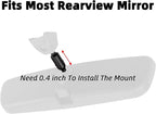 Dash Cam Rear View Mirror Mount for Rexing Rove SASINON SUVCON Miden BAEASU Azacvb lensuge DoHonest iZEEKER Galphi BOOGIIO Otovoda Miofive Lensuge zhiroad Neideso Avylet Camera Holder