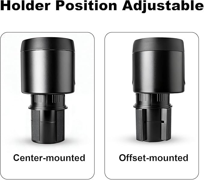 Golf Cart Cup Holder Adapter, Universal Expandable Golf Cart Heater Holder Compatible with 16 Oz/1 Lb Propane Tank and Most G