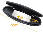 Car Sun Visor Mirror Covers and Base Replacement, Visor Vanity Mirror Caps w/Mirror for Porsche 996/997-911 986/987 for Boxster for Cayman 1996-2010,Left Driver or Right Passenger Side,1PCS