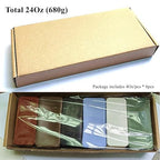 DSMART Metal Polishing Buffing Compound Sets 24oz 6Pcs (4oz Each) Polish Rouge for Aluminum Stainless Steel Jewelry from Course to Fine Polish Compound Bar