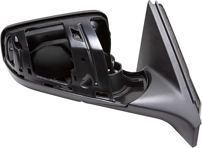 TRQ 2 Piece Driver and Passenger Side Mirror Assembly Set Electric Adjustment Heated No Memory Black Compatible with 2010-201