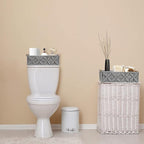 Macrame Storage Basket Boho Decor Baskets for Organizing Woven Decorative for Countertop Toilet Paper Basket for Tank Top for