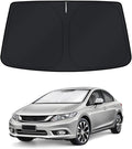 KUST Windshield Sun Shade for 2006–2009 2010 2011 Honda Civic Accessories Window Shade Sun Visor Cover Foldable Block UV Rays