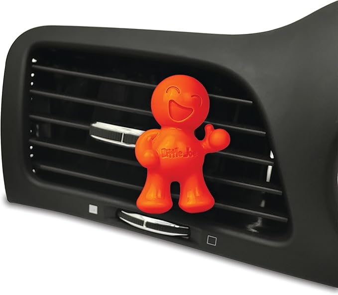 Little Joe 96414-6PK Orange Creamsicle Scent Car Air Freshener Vent Clip, Fights Odors for up to 45 Days, Long-Lasting Freshn