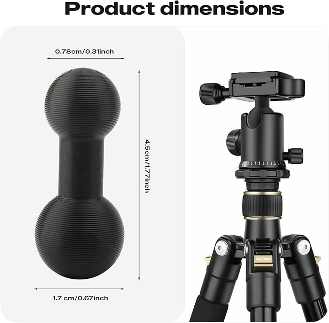 2Pack 20mm to 17mm Ball Mount Adapter, Aluminum Alloy Precision Converter for Vehicle Navigation Phone Holder Dash Cam Action Camera