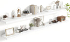 72 Inch Floating Shelves, 8 Inch Deep Floating Shelves for Wall, Hanging Shelf with Invisible Brackets, Deep Shelves for Bath