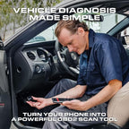 BLCKTEC 430 Bluetooth OBD2 Scanner for iPhone & Android, No Subscription Fee, OBDII Car Code Reader, Diagnose Check Engine, ABS,