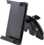 CD Slot Phone & Tablet Mount – Universal Car CD Player Phone Holder, Adjustable Dashboard Stand, 360° Rotation, Compatible with CarPlay Screens