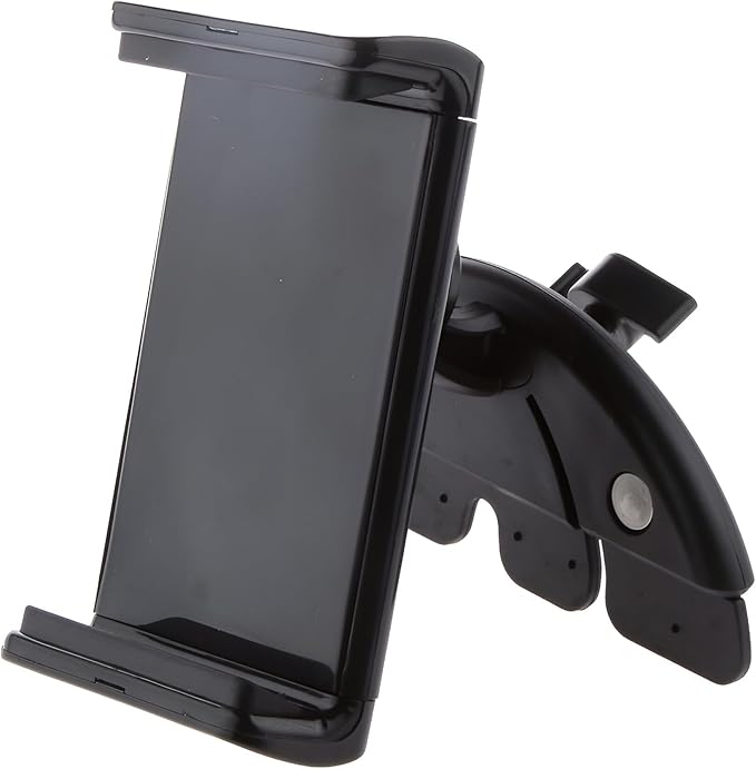 CD Slot Phone & Tablet Mount – Universal Car CD Player Phone Holder, Adjustable Dashboard Stand, 360° Rotation, Compatible with CarPlay Screens