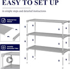 Kitsure Shoe Rack - Non-Woven Shoe Rack Shelf, Shoe Organizer for Closet, Entryway, Garage & Corridor, Stackable Shoe Shelves