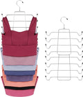 ZEDODIER 2 Pack Tank Top Hanger Space Saving, Bra Hangers for Closet Organizer, Hanging Bra Organizer Tank Tops Holder with 1