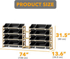 SpaceAid Large Toy Storage Organizer with 24 Bins and 3 Shelves, Toy Organizers Storage Bookshelf, Kids Bin Shelf Box Bookcas