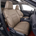 EKR Rav4 Seat Covers Custom Fit for Toyota Rav4(Gasoline) 2019 2020 2021 2022 2023 2024 2025 LE/XLE/XLE Premium/Limited,Leath
