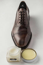 Saphir Medaille d'Or Pommadier Cream 75ml – Natural Cream Leather Shoe Polish, Leather Conditioner for Boots, Handbags