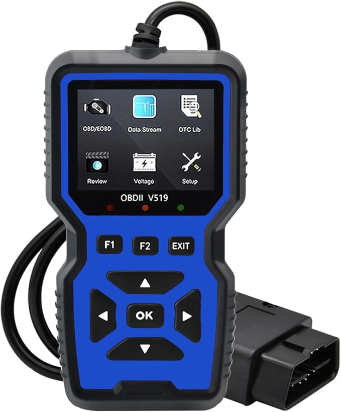 OBD2 Scanner Diagnostic Tool - Check Engine Light Code Reader, Reset Function, Data Stream, I/M Readiness, Full Features, Modes