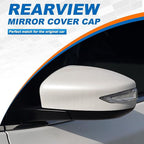 Car Door Rearview Mirror Cover Cap Housing Protective Cover For Exterior Mirrors Fit For Nissan Sentra WITH Signal Light 2013-2019,Nissan Altima 2013-2018(Platinum Gray Left Driver Side)