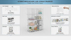 12-Cube Storage Organizer, Metal Wire Cube Shelving Unit, 11.8" L x 11.8" W x 11.8" H, Modular Grid Bookshelf for Closet, Bed
