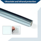 Car Window Tint Film Window Privacy Film Car Carbon 2 PLY PET 24.61 ft x 23.62 Inch 1 Pc Light Blue VLT 78% IRR 15% UVR 40%