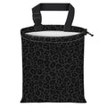 Car Trash Bag Large Hanging Can for Back of Seat, Cute Waterproof Car Garbage Bag for Vehicle, Travelling, Outdoor Grey Black Leopard
