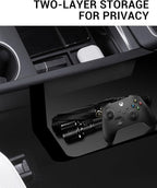 Motrobe 6PCS 2026 Center Console Organizer for Tesla Model Y Juniper (Only Premium & Performance 2025/2026) Cup Holder Armrest Storage Box Under Seat Storage Box Model Y Juniper Accessories