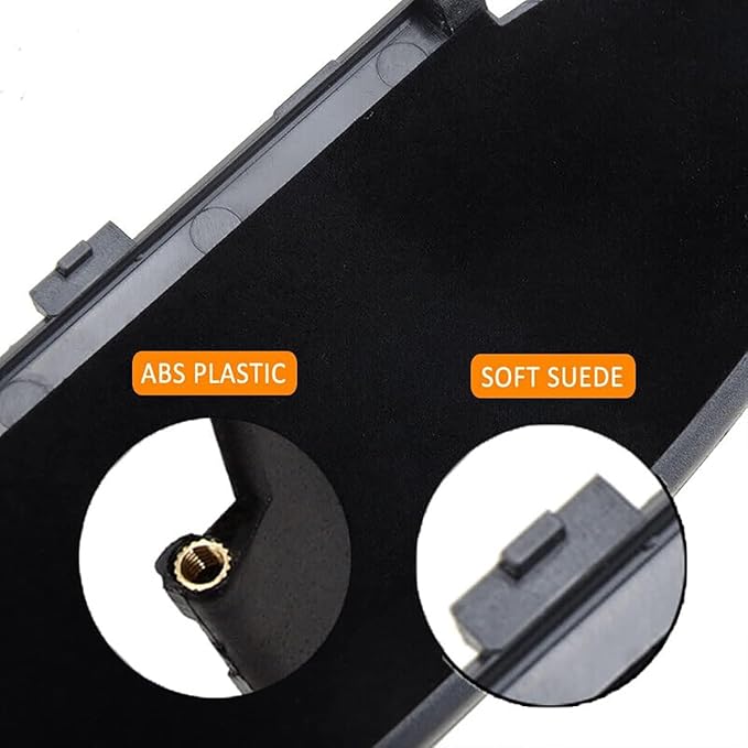 2Pcs Sun Visor Mirror Cover Replacement,Driver/Passenger Side Sunvisor Vanity Mirror Lid Caps Cover for Porsche 996/997-911 986/987 for Boxster for Cayman 1996-2010
