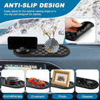 Multifunction Car Anti-Slip Mat, Car Dashboard Mobile Phone Holder, Anti Slip Mat Phone Holder and Temporary Parking Number P