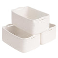 Goodpick Baskets for Organizing, Shelf Toy Basket for Organizing, Toy Organizer, Woven Rope Shelf Organizer 3 Pack for Nurser