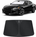 TINGLU Sun Shade for Nissan Altima 2019-2025 2026 Accessories Windshield Sun Shade Window Shade UV Rays Protection Sun Visor Cover with Steering Wheel Sunshade Storage Bag