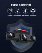 360 View 4 Channel Dash Cam Front and Rear Left Right Inside Camera for Cars, GPS and 5G Band WiFi, Night Vision, 160 Wide An