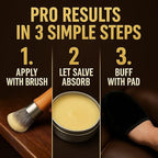 3-in-1 Furniture Salve for Leather & Wood – Polisher, Conditioner, & Restorer for Couches and Furniture- Leather Repair Salve