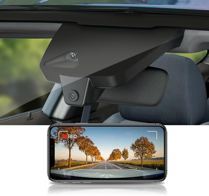 Fitcamx 4K Dash Cam Suitable for Toyota 4Runner 2025-2026 & Hybrid (HD2-35030), OEM Factory Look, UHD 2160P Video, Built-in W