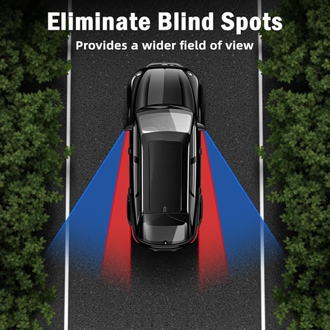 Blind Spot Mirror 2 Pack Car Side Mirror Blindspot Adjustable Car Auxiliary Wide Angle Side Rearview Mirror for Car SUV Truck RV
