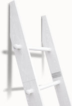 TEAKMAMA 6-Tier Blanket Ladder with Hanging Knobs,5.5 Ft Wall Leaning Blanket Ladders for Living Room Bedroom,Rustic Decorati