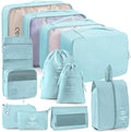 Packing Cubes 11 PCS, Mesh Breathable Luggage Organizers Bags, Packing Organizers, Durable Travel Essentials Bags Set, Travel