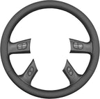 MEWANT Steering Wheel Cover for Chevy Silverado 1500/2500 / 3500 2003-2006 / Silverado 1500 2500HD 3500 Classic/Trailblazer Hand-Stitched Microfiber Leather Steering Wheel Wrap