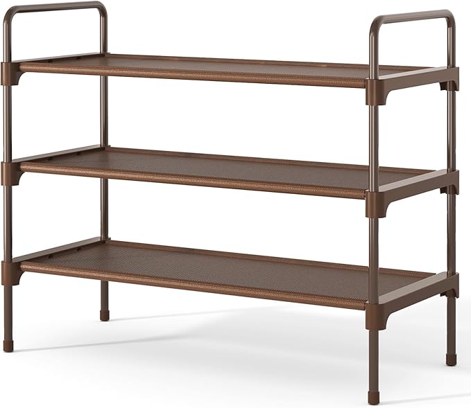Kitsure Shoe Rack for Closet, Sturdy and Long-Lasting Shoe Shelf, Shoe Rack for Entryway, Personalized DIY Shoe Organizer, Sh