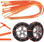 Anti Snow Chains, Snow Tire Chains, Reusable Anti-skid Snow Chains, Portable Pickup Truck and SUV Chains, Winter Tire Wheel C