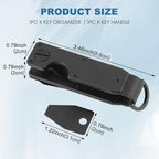 Key Organizer, Chain Holder Organizer, Minimalist Holder for keychain Secures 1-5 Keys