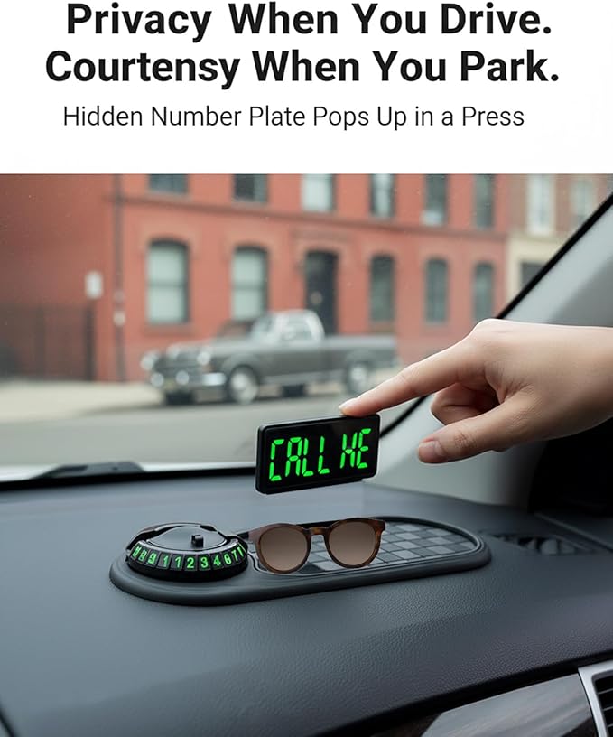 Multi-Functional Support Anti-Slip Pad for Car, 360° Rotating Gel Pad Car Dashboard Cell Phone Holder, Universal Navigation S