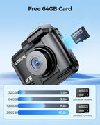 AZDOME GS63H Pro 2CH Dash Cam 4K with Super Night Vision & ADAS 24H Parking Mode - 4K Dual Dash Cam - Built-in WiFi - GPS Tra