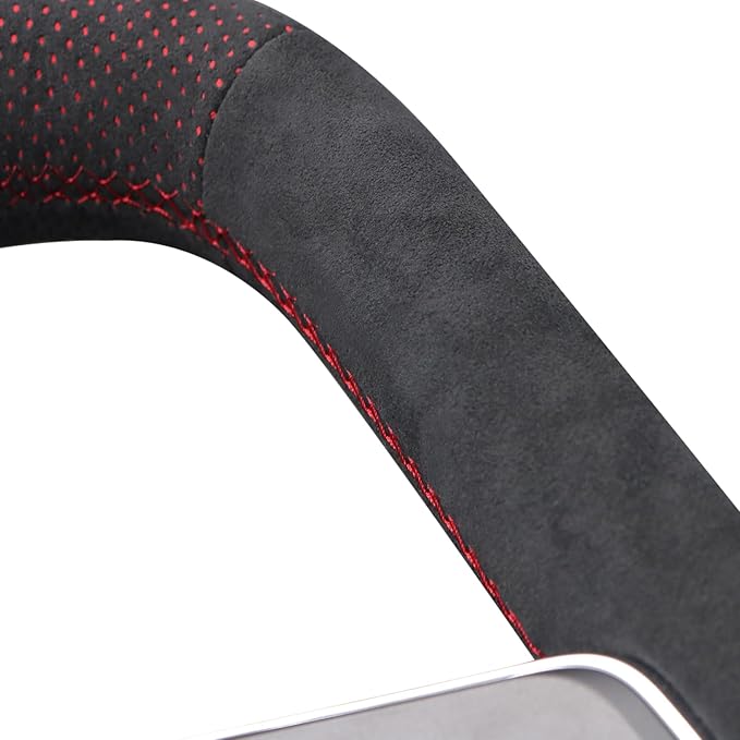 MEWANT Hand Stitched Tesla Model S Yoke Steering Wheel Cover Wrap for Tesla Model S 2021-2023 / Model X 2021-2023 Tesla Yoke Steering Wheel Accessories